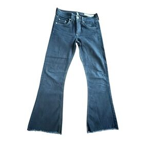 Rag & Bone Jeans‎ Women's 24 High Rise 10 Inch Crop Flare Leg Blue Jeans #G7-6